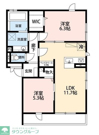 アストンガーデンの物件間取画像